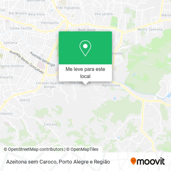 Azeitona sem Caroco mapa