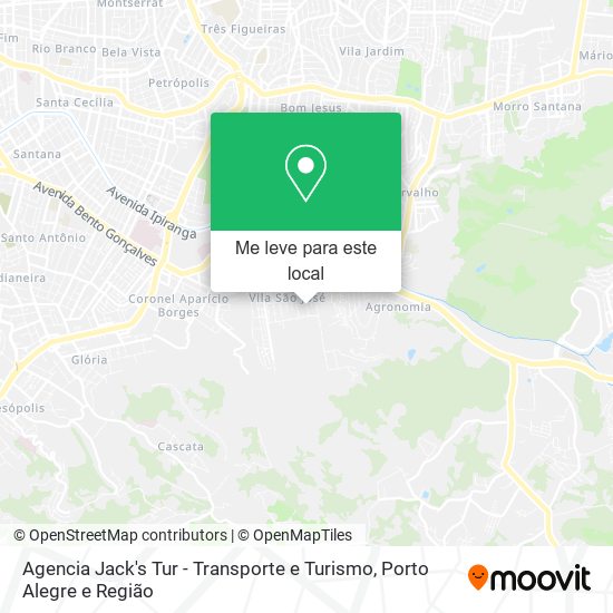 Agencia Jack's Tur - Transporte e Turismo mapa