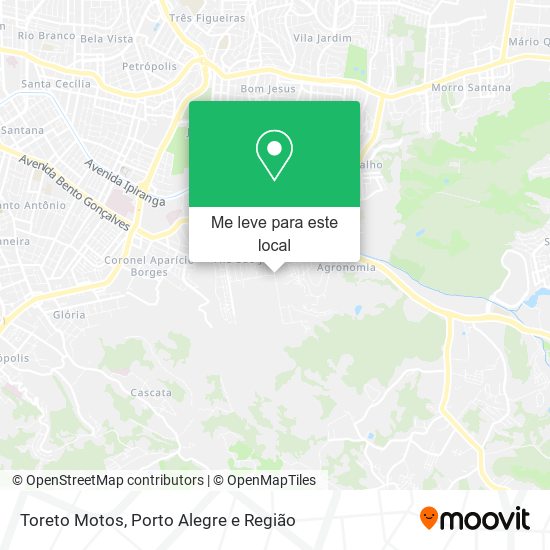 Toreto Motos mapa