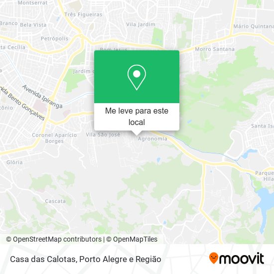 Casa das Calotas mapa