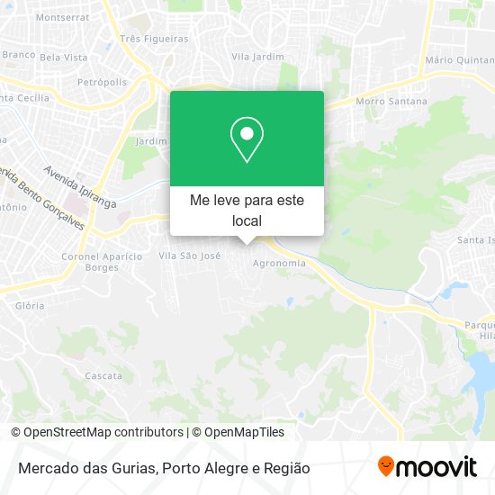 Mercado das Gurias mapa