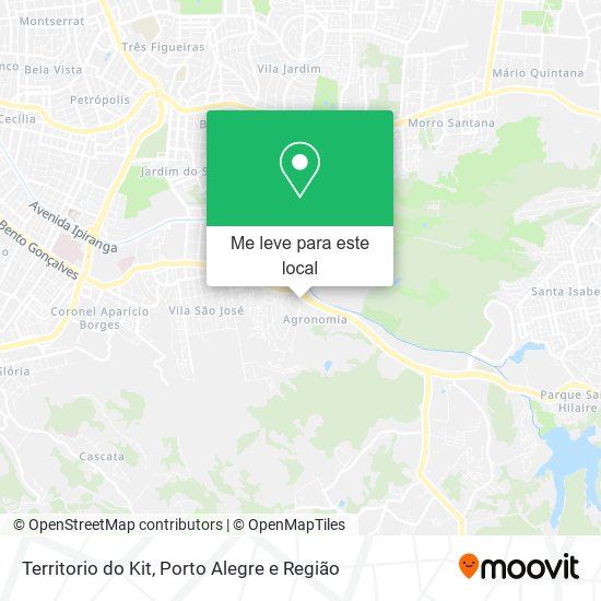 Territorio do Kit mapa