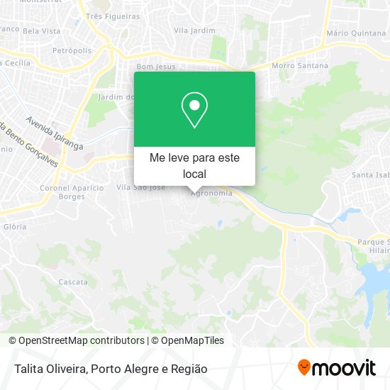 Talita Oliveira mapa