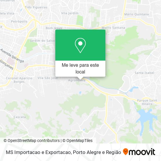 MS Importacao e Exportacao mapa