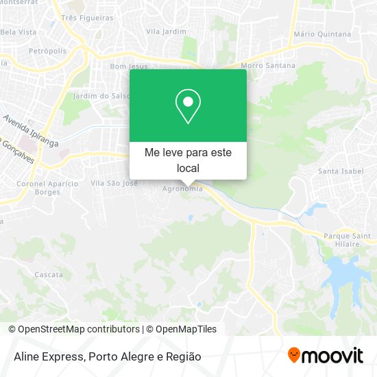 Aline Express mapa