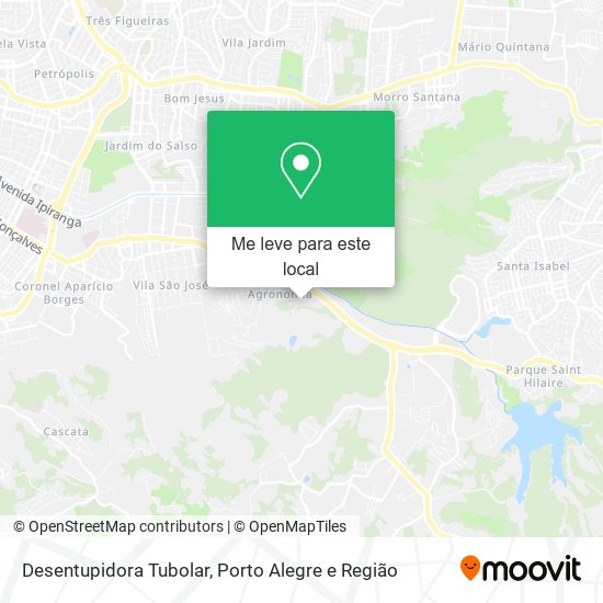 Desentupidora Tubolar mapa