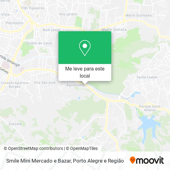 Smile Mini Mercado e Bazar mapa