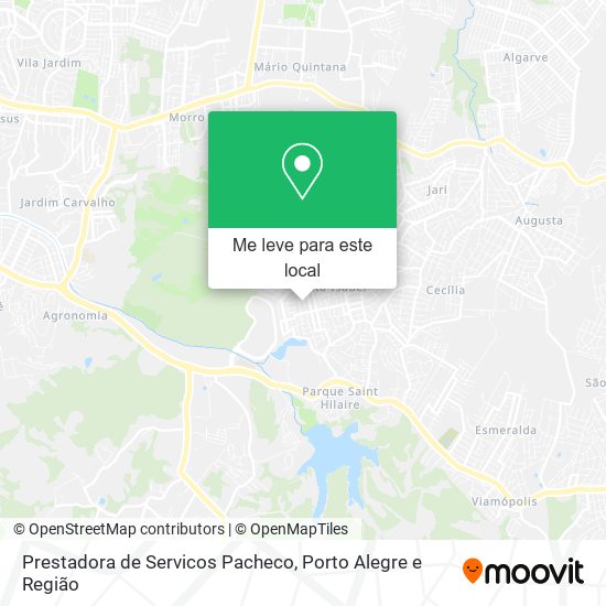 Prestadora de Servicos Pacheco mapa