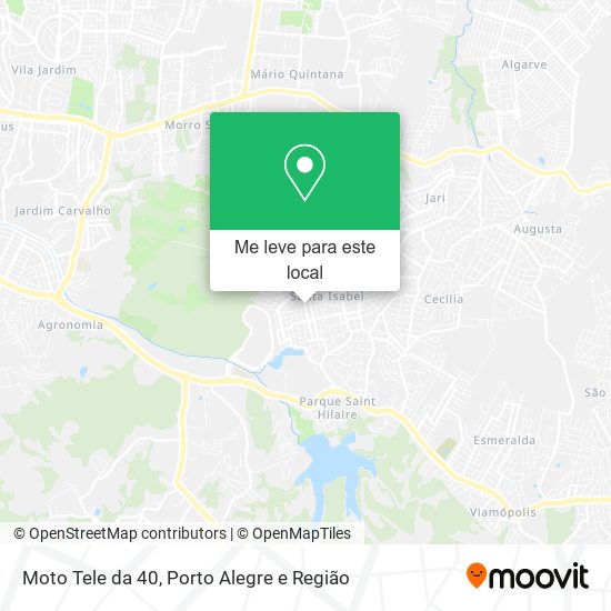 Moto Tele da 40 mapa