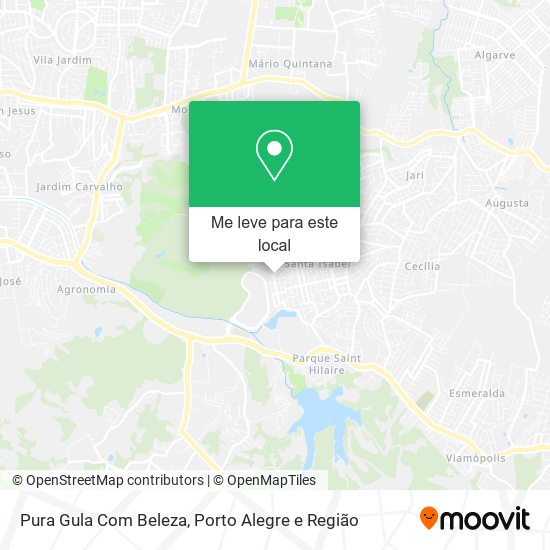 Pura Gula Com Beleza mapa