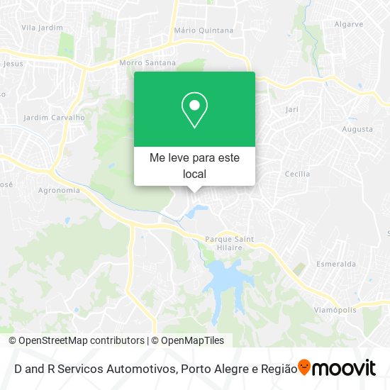 D and R Servicos Automotivos mapa