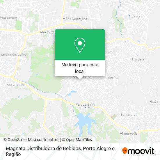 Magnata Distribuidora de Bebidas mapa