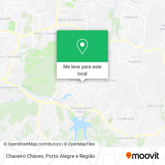 Chaveiro Chaves mapa