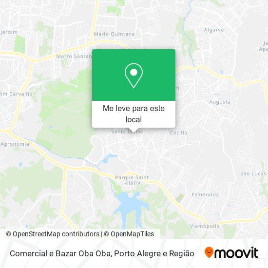 Comercial e Bazar Oba Oba mapa