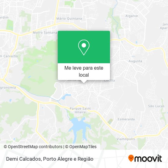 Demi Calcados mapa