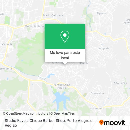 Studio Favela Chique Barber Shop mapa