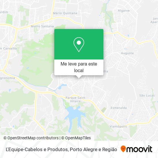 L'Equipe-Cabelos e Produtos mapa