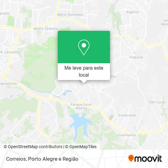 Correios mapa