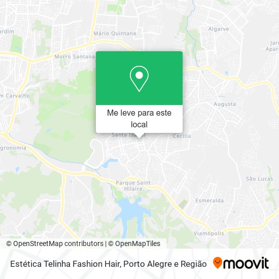 Estética Telinha Fashion Hair mapa