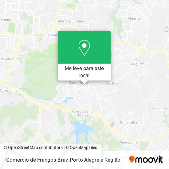 Comercio de Frangos Brav mapa