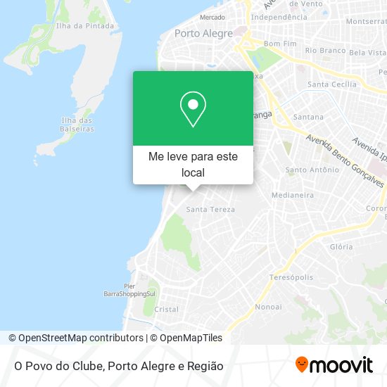 O Povo do Clube mapa