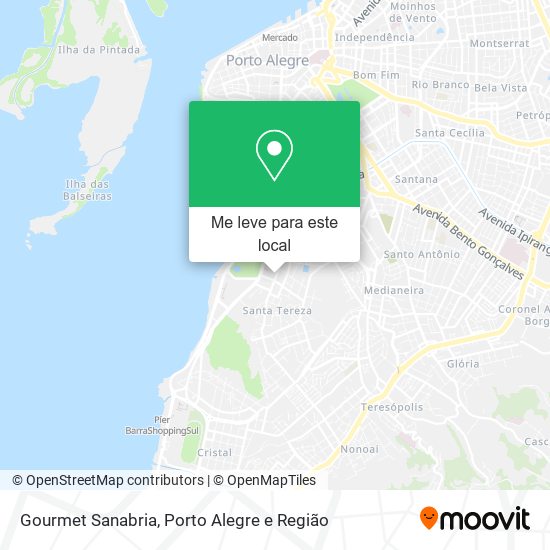 Gourmet Sanabria mapa