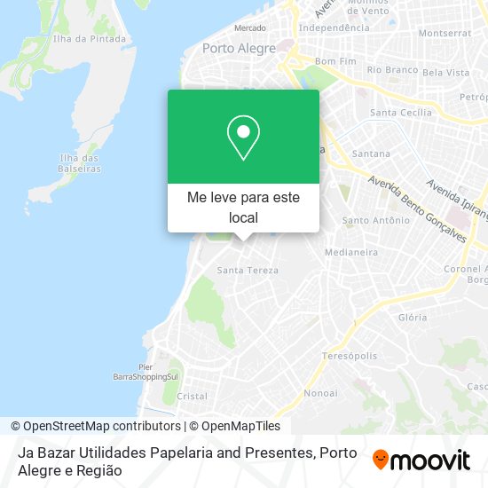Ja Bazar Utilidades Papelaria and Presentes mapa