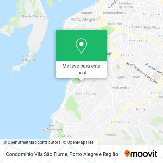 Condomínio Vila São Fiume mapa
