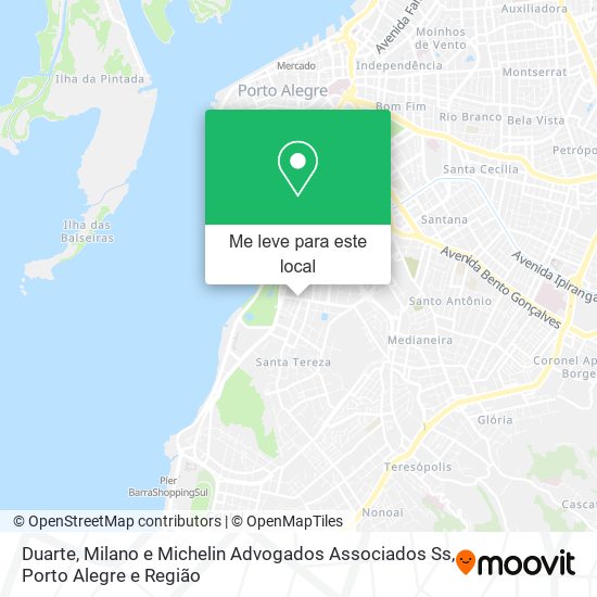 Duarte, Milano e Michelin Advogados Associados Ss mapa