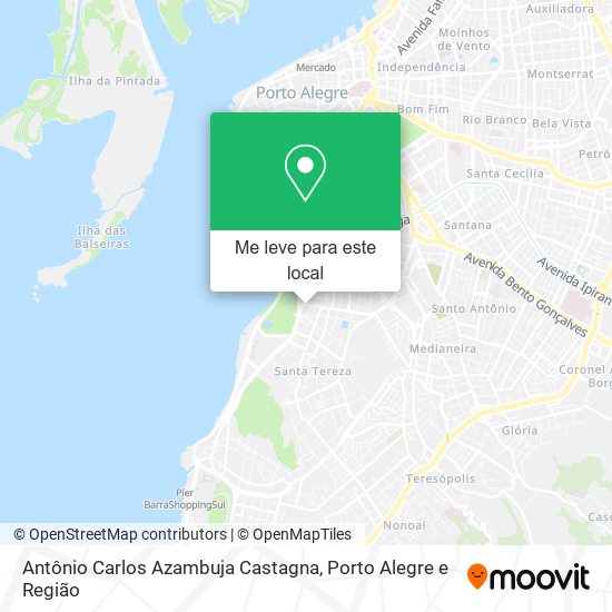 Antônio Carlos Azambuja Castagna mapa