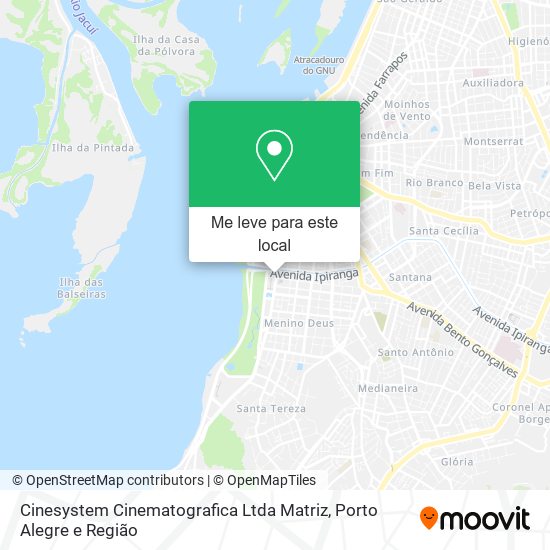 Cinesystem Cinematografica Ltda Matriz mapa