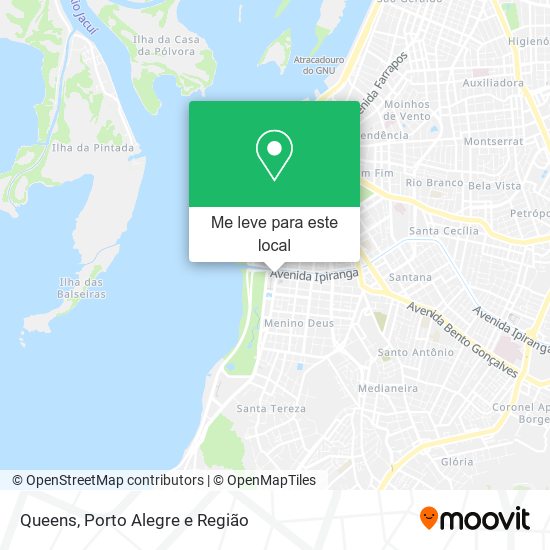 Queens mapa