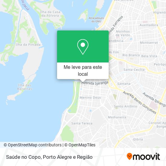 Saúde no Copo mapa