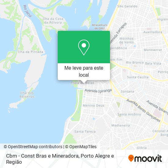 Cbm - Const Bras e Mineradora mapa