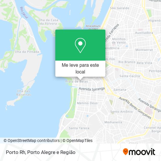 Porto Rh mapa