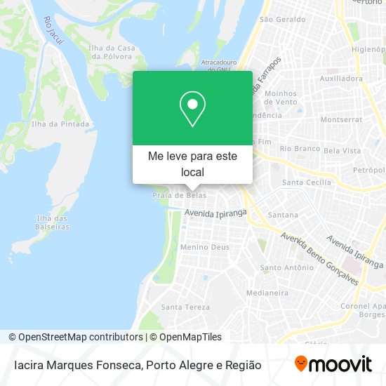 Iacira Marques Fonseca mapa