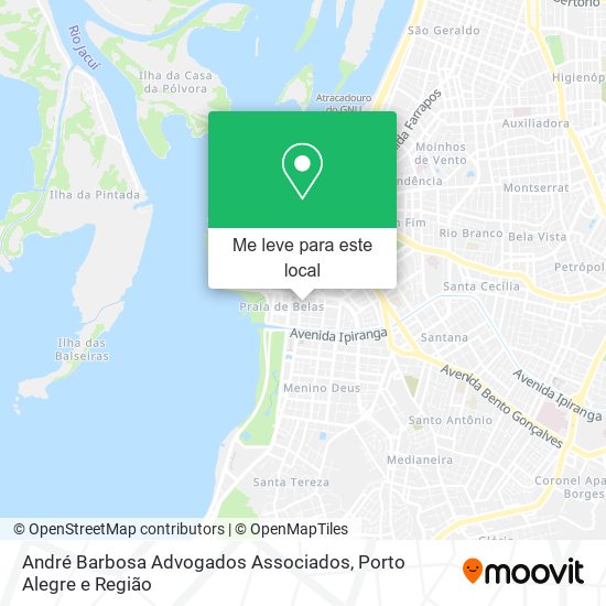 André Barbosa Advogados Associados mapa