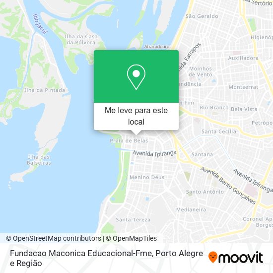 Fundacao Maconica Educacional-Fme mapa