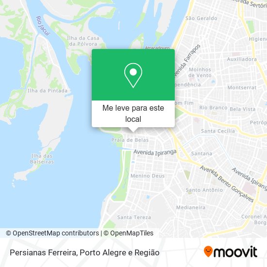 Persianas Ferreira mapa