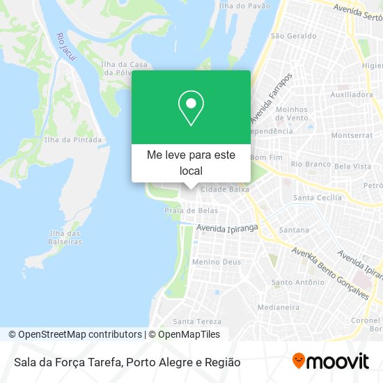 Sala da Força Tarefa mapa