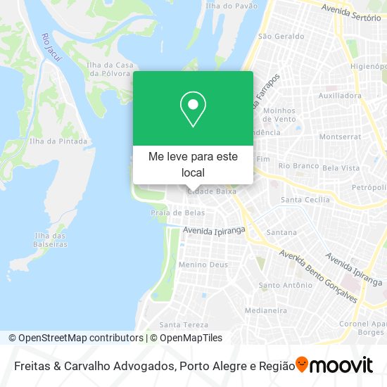 Freitas & Carvalho Advogados mapa