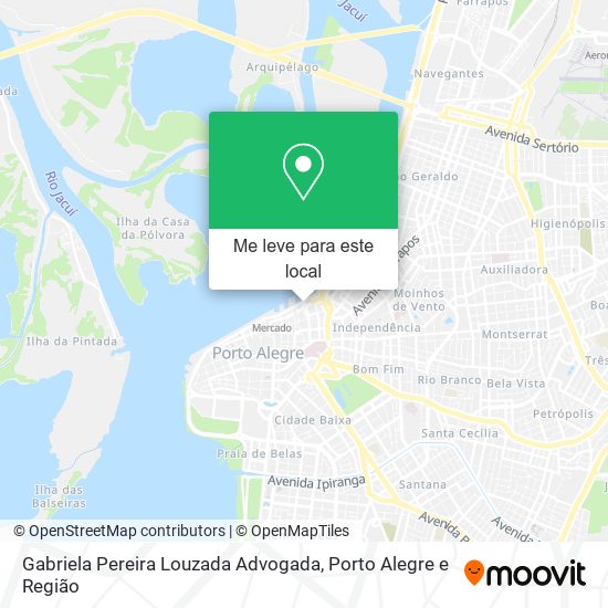 Gabriela Pereira Louzada Advogada mapa