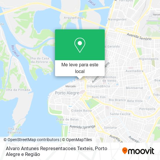 Alvaro Antunes Representacoes Texteis mapa