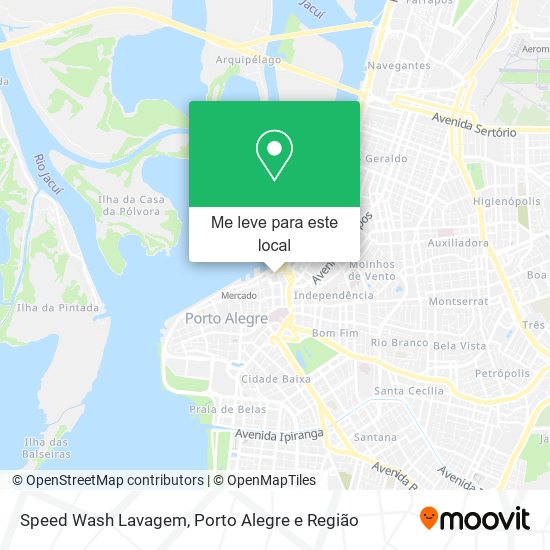Speed Wash Lavagem mapa