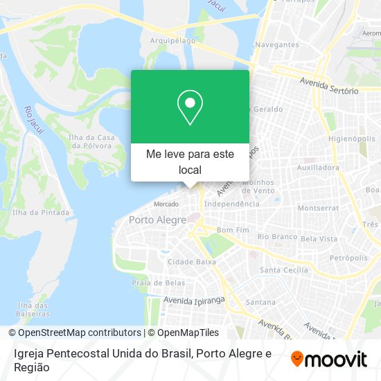 Igreja Pentecostal Unida do Brasil mapa