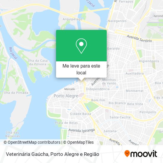 Veterinária Gaúcha mapa