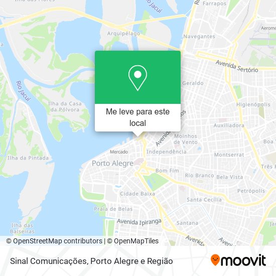 Sinal Comunicações mapa