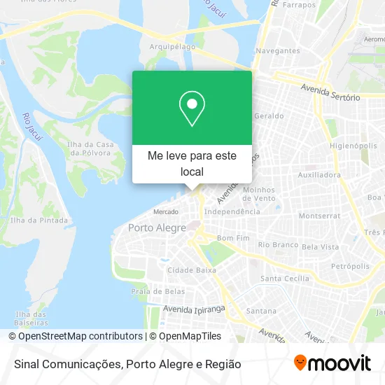 Sinal Comunicações mapa
