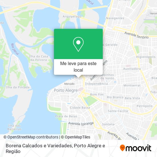 Borena Calcados e Variedades mapa