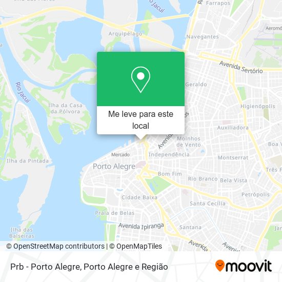 Prb - Porto Alegre mapa